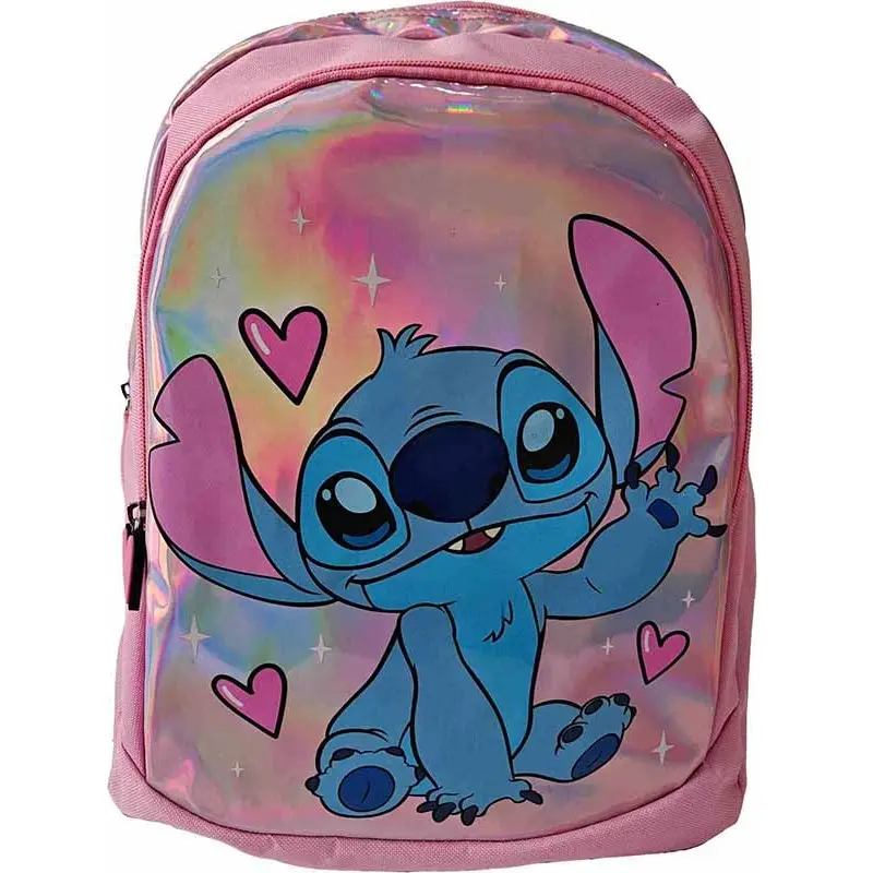 STITCH RUGZAK 2COMPARTIMENTEN 38X28X16CM HOLOGRAPHIC