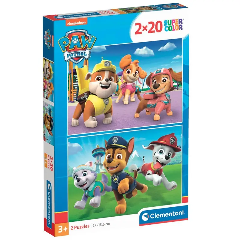 CLEMENTONI PUZZEL PAW PATROL 2X20ST