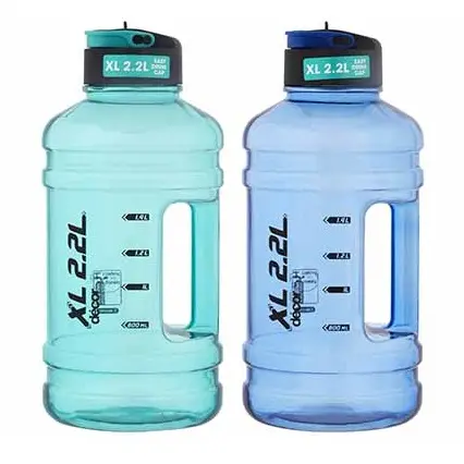 DECOR DRINKFLES XL CHUGGER TRITAN 2.2L GROEN/BLAUW ASS2 