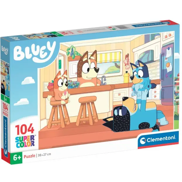 PUZZEL CLEMENTONI 104ST BLUEY