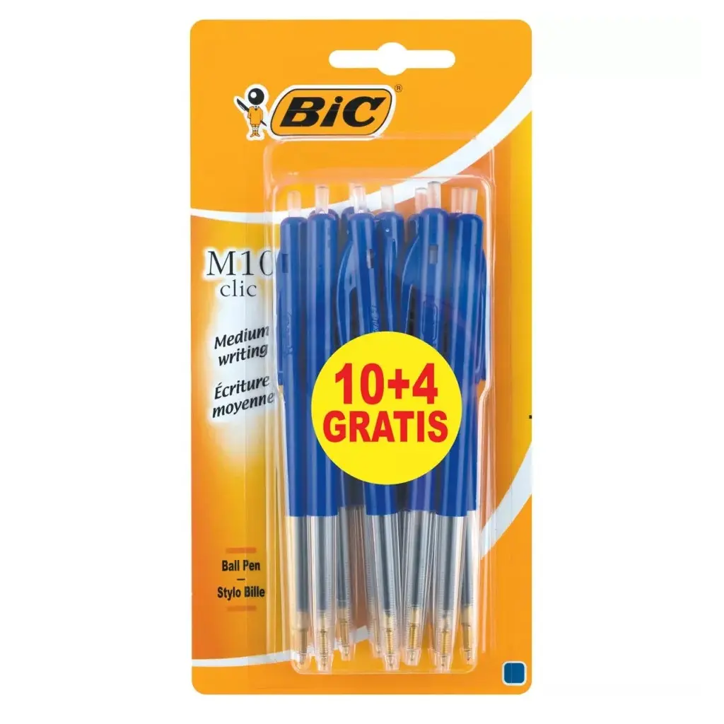 BIC PEN M10 MEDIUM 10+4GRATIS