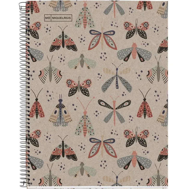 NOTITIEBOEK MIQUELRIUS A5 ECO GERUIT BUTTERFLY