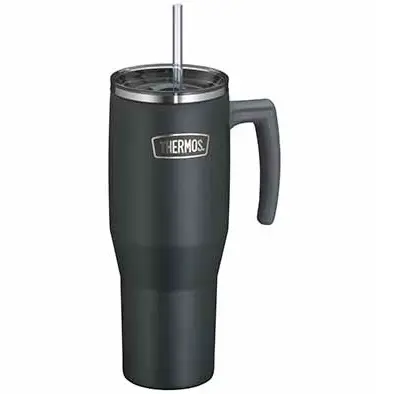 THERMOS TRAVEL TUMBLER 1.1L MAT ZWART