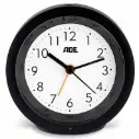 ADE ALARMKLOK ANALOOG SILENT M/LICHT ZWART (IN.2AA)