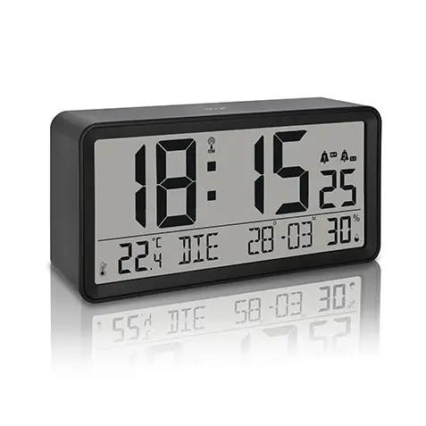 ADE KLOK DIGITAAL RADIOGESTUURD XXL-CIJFERS ZWART (IN.2AA)