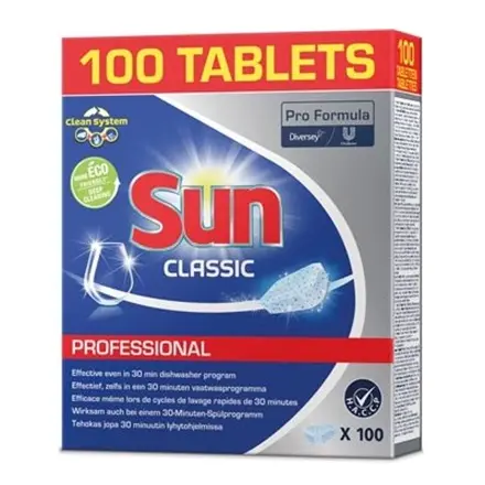 SUN VAATWASMACH. 100TABS CLASSIC PROF.