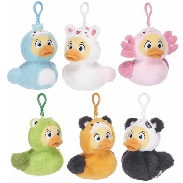 SLEUTELHANGER QUACK PACK DUCKS 13CM ASS6