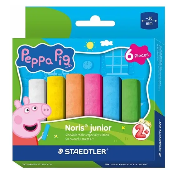 STEADLER STOEPKRIJT NORIS JUNIOR 6ST PEPPA PIG
