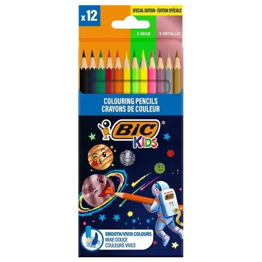 BIC KLEURPOTLODEN KIDS EVOLUTION S/12 SPECIAL EDITION