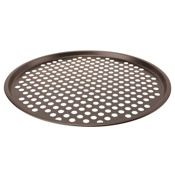 CO&TR PIZZA BAKPLAAT D32.5CM M/GAATJES -F-