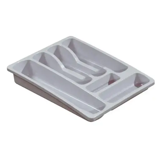 [209601] KETER BESTEKBAK M 6 VERDELINGEN 39X29X6CM L.GRIJS