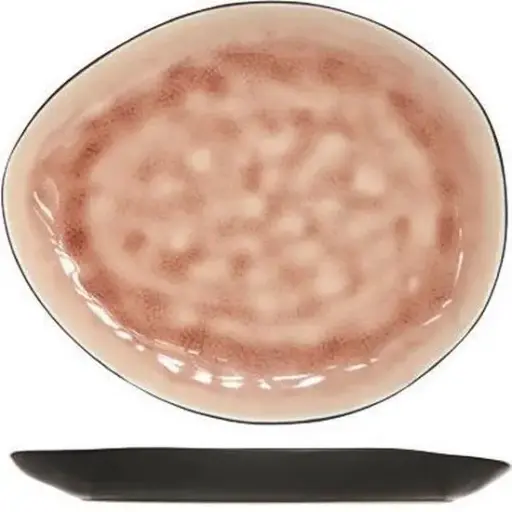 [236402] LAGUNA OLD ROSE PLAT BORD OVAAL