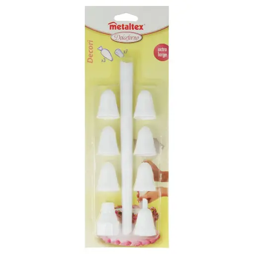 [106934] METALTEX SPUITZAK WEGWERP 3 STUKS + 7 NIPPELS
