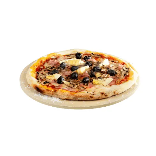 [180526] BARBECOOK PIZZAPLAAT DIA 36CM VUURVASTE KLEI