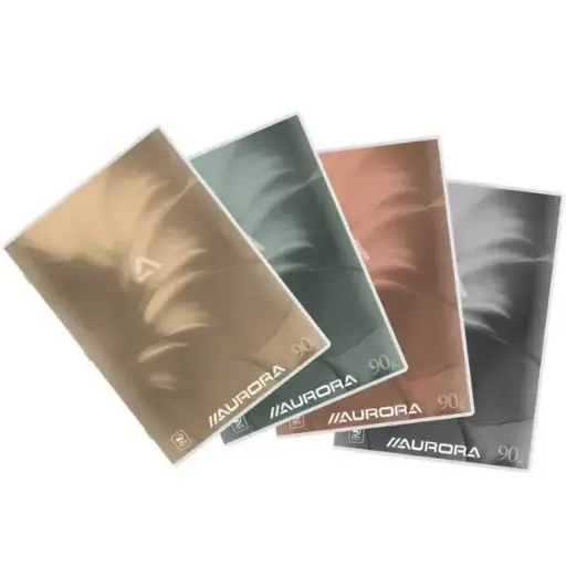 AURORA SCHRIFT A4 MANO 36BLAD 90GR KLEUR ASS4