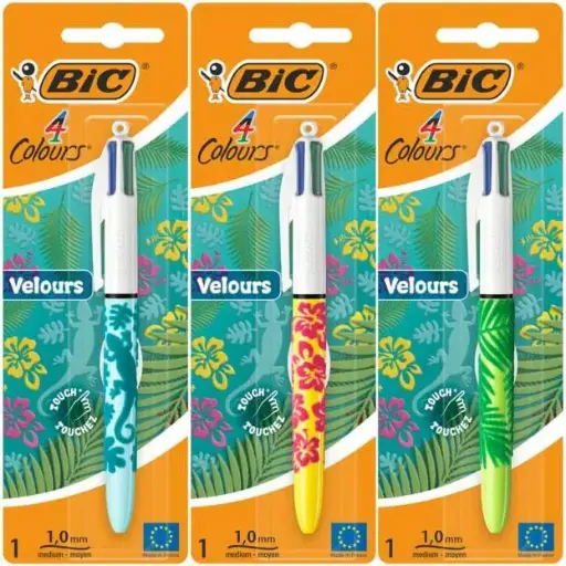 [252571] BIC 4KLEURENBALPEN VELOURS ASS3