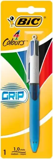 [166151] BIC 4KLEURENBALPEN GRIP MEDIUM