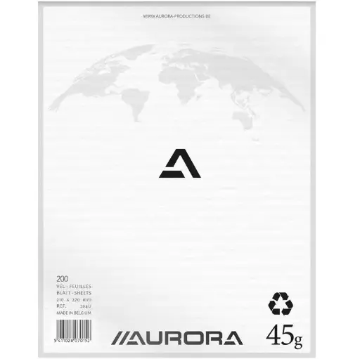 [261745] KLADBLOK A4 200VEL 210X270MM GERECYCLEERD