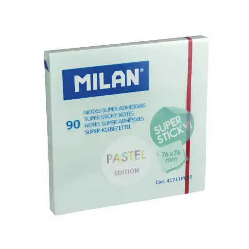 MILAN KLEEFBLAADJES 90VEL 76X76MM PASTEL