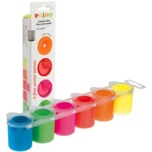 [257853] PRIMO PLAKKAATVERF 6X25ML READY MIX FLUO