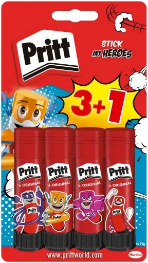 [147126] PRITT STICK 22GR. 3+1 GRATIS