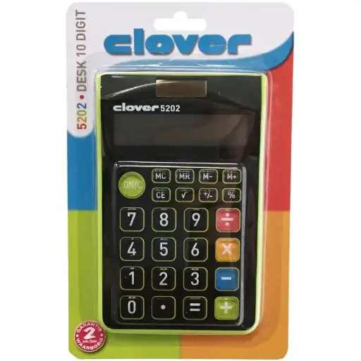 [247642] REKENMACHINE CLOVER 5202 COLOR