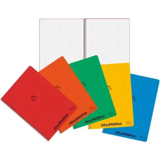 SCHRIFT SPIRAAL KARTON COVER A4