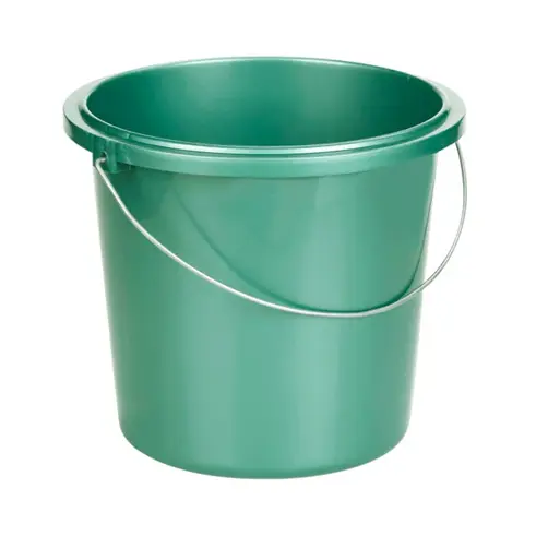 [5348] CURVER EMMER SIMPLY 13L METAAL-GROEN