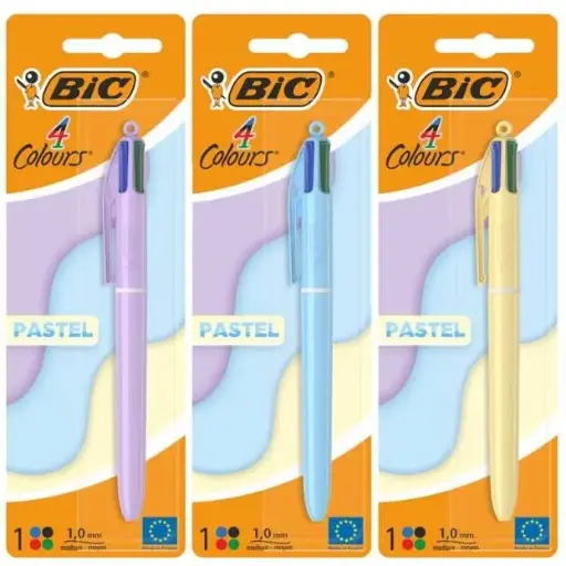 [296097] BIC 4KLEURENBALPEN PASTEL