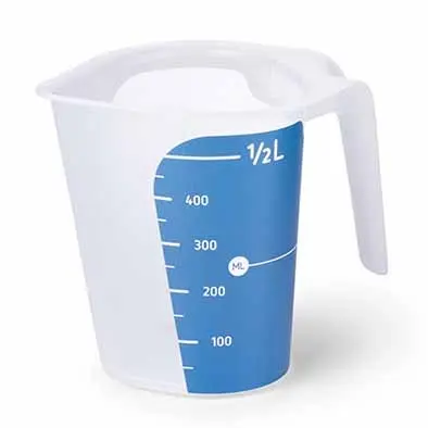 [95851] AMUSE MAATBEKER CUISIO 500ML ROOD/BLAUW ASS.