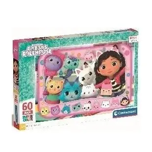 [295072] PUZZEL CLEMENTONI MAXI 60ST GABBY'S DOLLHOUSE