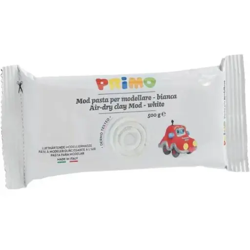 [260605] PRIMO BOETSEERKLEI 0.5KG WIT