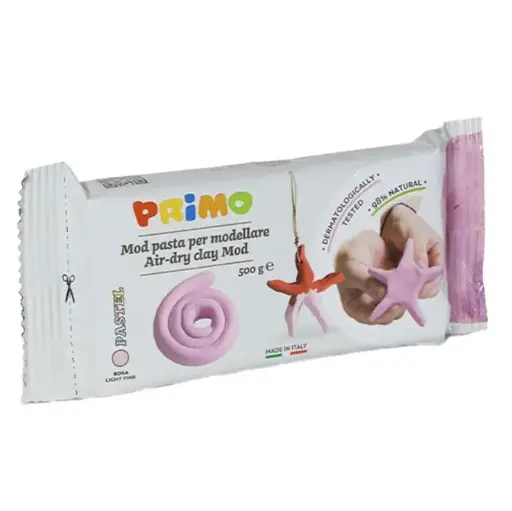 [291705] PRIMO BOETSEERKLEI 0.5KG PASTEL ROOS