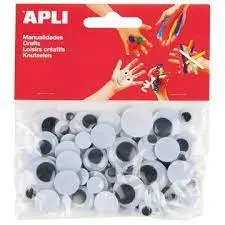 [200884] APLI CREA BEWEGENDE OGEN ZWART S/75