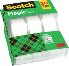 [203198] SCOTCH PLAKBANDAFROLLER MAGIC 19MMX7.5M 2+1