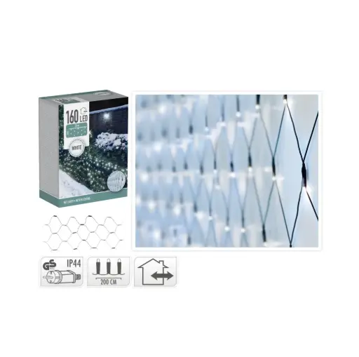 KVL BUI NETVERLICHTING SN:GROEN 2X1M 160LED
