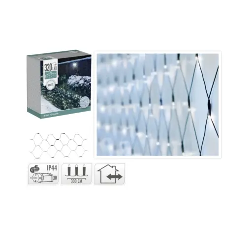 KVL BUI NETVERLICHTING SN:GROEN 3X1.5M 320LED