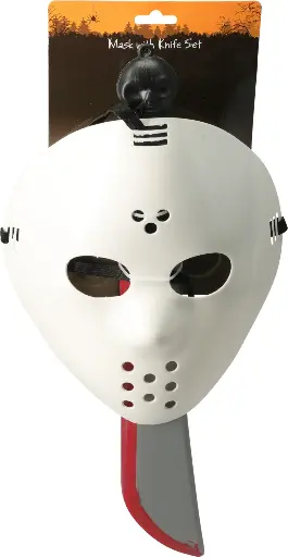 [857273] HALLO. SPEELGOEDWAPEN + MASKER 2DLG SET