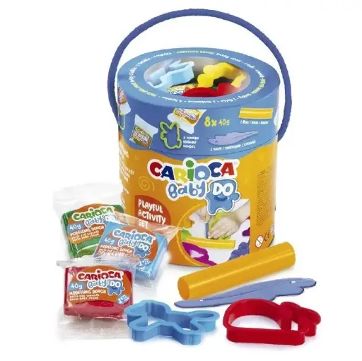 [858976] CARIOCA BABY PLAY-DOH SET S/10