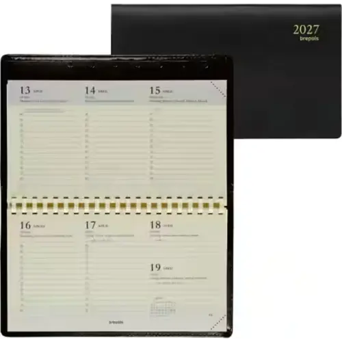 AGENDA OMNIPLAN SPIRAAL 9X16CM PVC