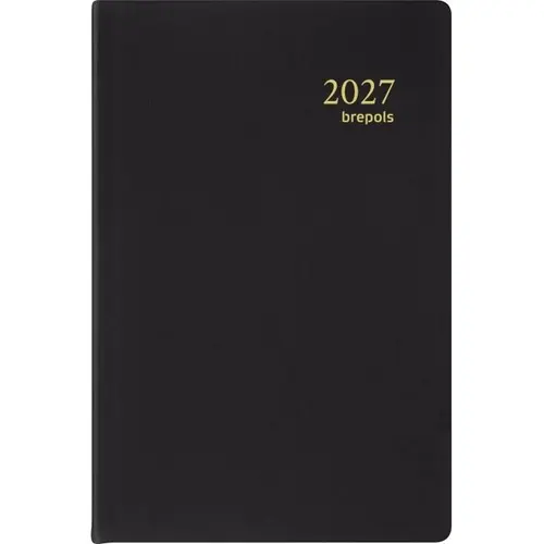 [244879] AGENDA DELTA SOEPEL GENAAID 8.1X12CM ZWART