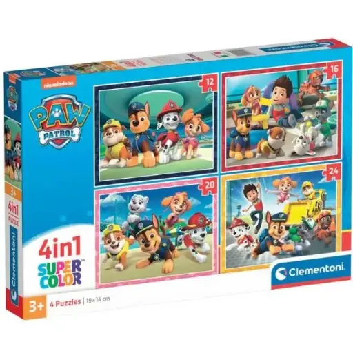 [860419] PUZZEL PAW PATROL 4IN1