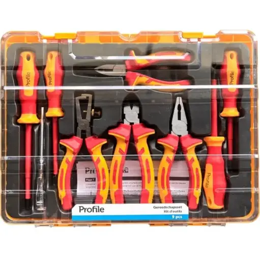 [860660] GEREEDSCHAPSSET VDE 9-DELIG PROFILE