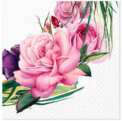 [861169] PAW SERVIETTEN 25X25CM S/20 GORGEOUS WREATH