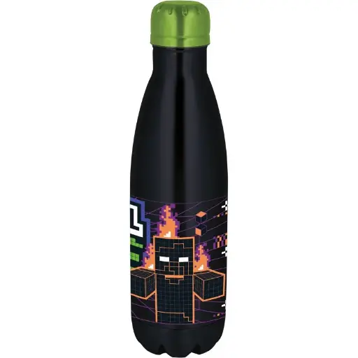 [865083] ISOLEERFLES MINECRAFT RVS 780ML DIGITAL FOREST