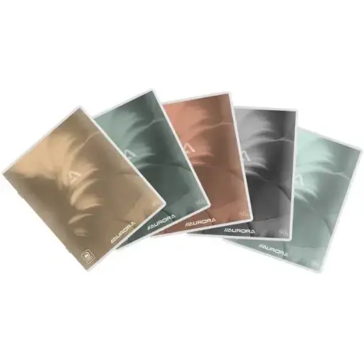AURORA SCHRIFT A5 MANO 60BLAD 90GR KLEUR ASS4
