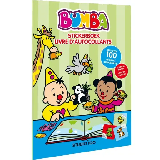 [866848] BUMBA STICKERBOEK ALLEMAAL DIERTJES