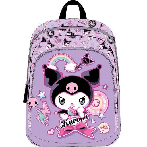 [868621] KUROMI RUGZAK 2COMPARTIMENTEN 38X28X16CM