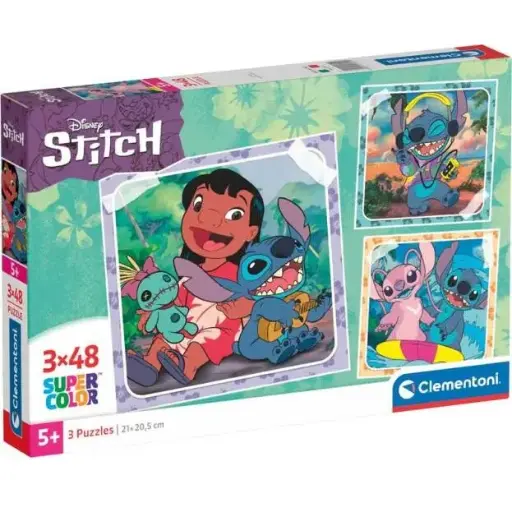[868633] CLEMENTONI PUZZEL STITCH VK 3X48ST