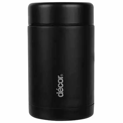 [873222] DECOR VOEDSELDRAGER IDW RVS 520ML ZWART